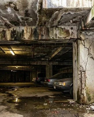 condominium parking garage structural damage